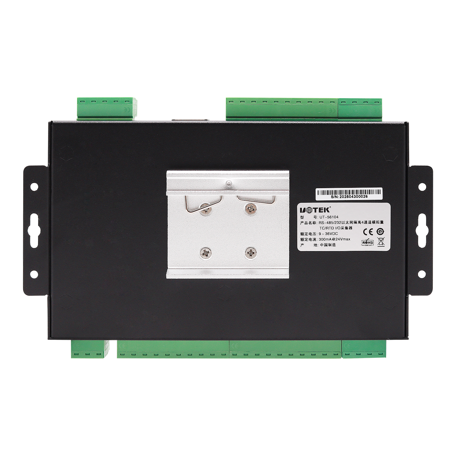 RS-485/232/以太網 隔離4通道模擬量TC/RTD I/O采集器