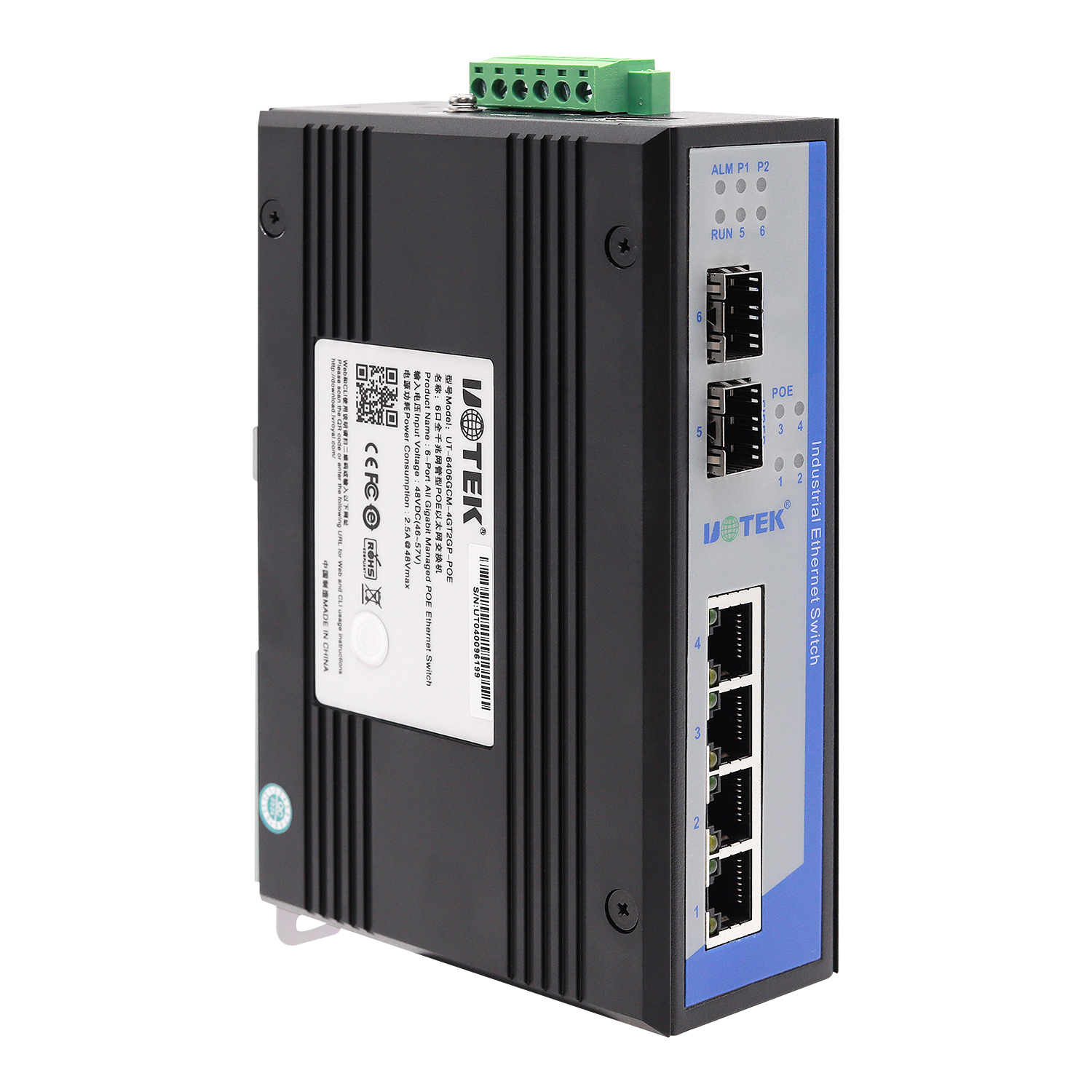 6口全千兆網(wǎng)管型POE以太網(wǎng)交換機