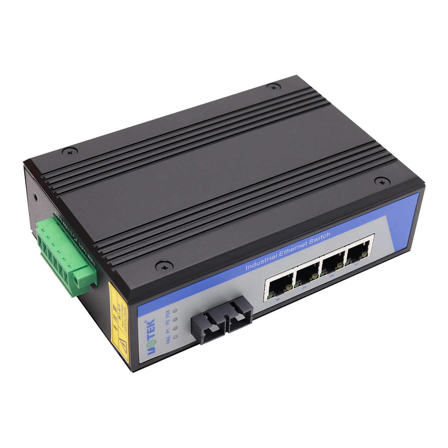 4口百兆網絡光纖收發器