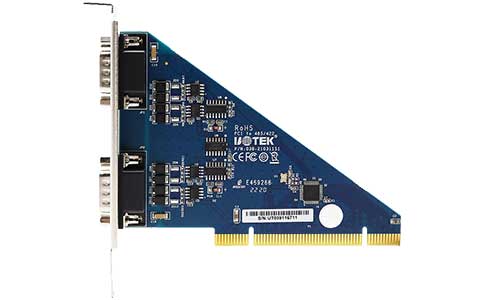 工業(yè)級多功能串口通信轉換卡_UT-7722 PCI轉2口RS-485/422多串口卡